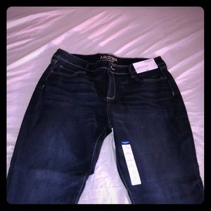 BRAND NEW size 15 ARIZONA jeans dark wash